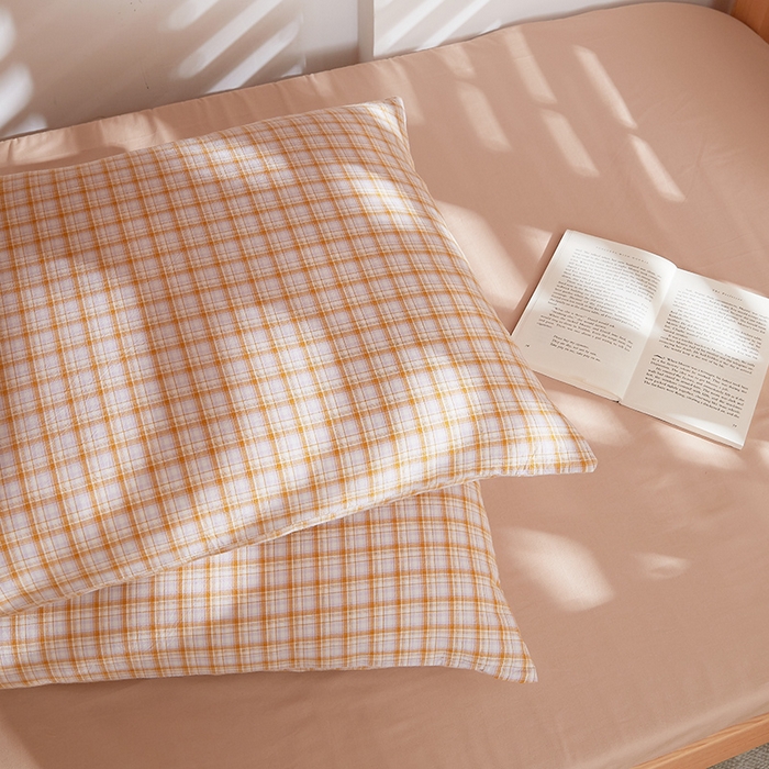 91家纺网 家纺一手货源 找家纺 DoDo 兜兜 2025新款全棉纯棉水洗棉学生三件套【可定做尺寸】    米雅-黄