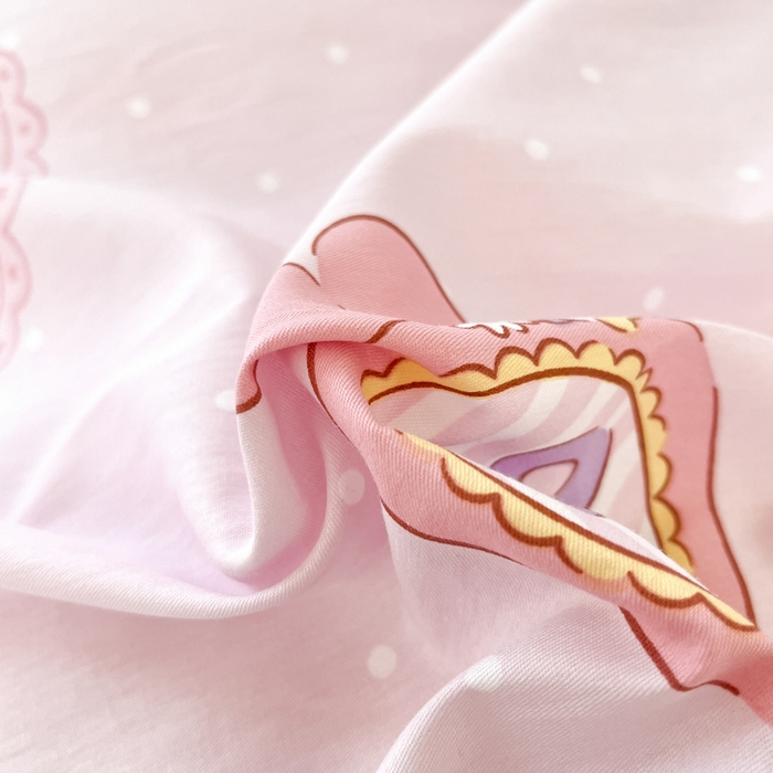 91家纺网 家纺一手货源 找家纺 暮思家居 2025新款三丽鸥授权全棉少女印花系列学生宿舍三件套四件套 小兔美乐蒂