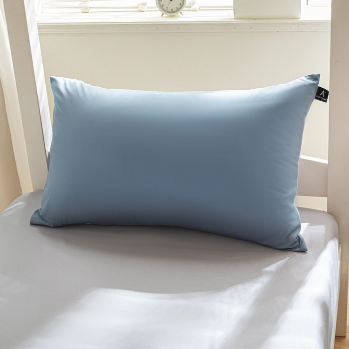 91家纺网 家纺一手货源 找家纺 涵宸家纺 2025新款全棉拼色纯色宿舍套件-米兰 米兰（湖兰+梧桐灰）