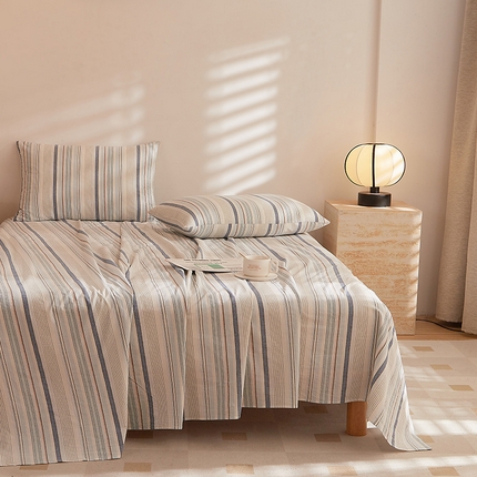 DoDo 兜兜 2026新款全棉纯棉水洗棉系列单床单【可定做尺寸】 米拉-蓝