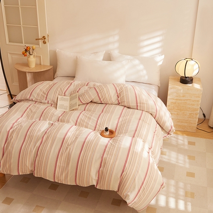 DoDo 兜兜 2025新款全棉纯棉水洗棉系列单被套【可定做尺寸】 米拉-棕