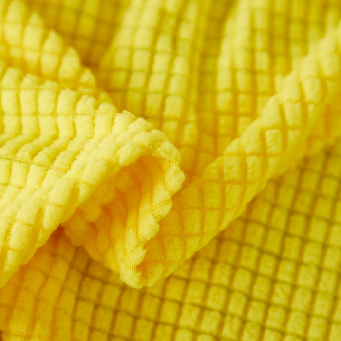 91家纺网 家纺一手货源 找家纺 逐日沙发套2025新款玉米绒沙发床套 柠檬黄