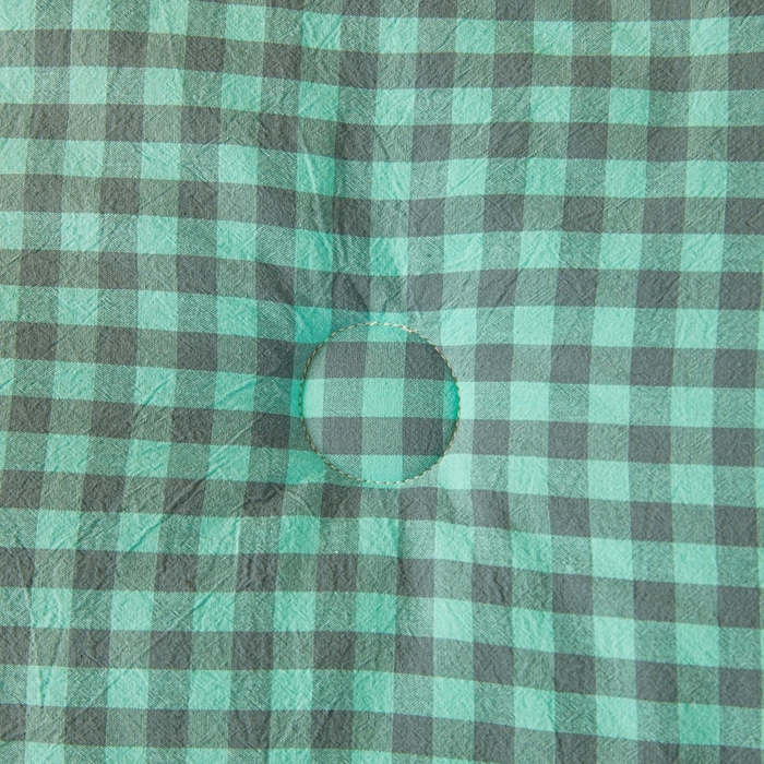 91家纺网 家纺一手货源 找家纺 美尔惠家纺 2025新款无印水洗棉格子春秋被冬被被子被芯学生季被芯 蓝绿小格