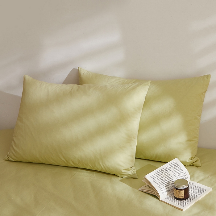 91家纺网 家纺一手货源 找家纺 DoDo 兜兜 2025新款全棉纯棉水洗棉大床床笠【可定做尺寸】 豌豆青绿