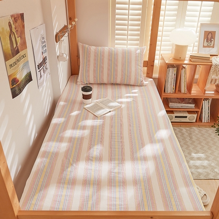 91家纺网 家纺一手货源 找家纺 （总）DoDo 兜兜 2025新款全棉纯棉水洗棉学生床笠【可定做尺寸】