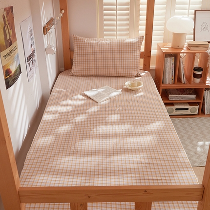 DoDo 兜兜 2025新款全棉纯棉水洗棉学生床笠【可定做尺寸】 米雅-黄