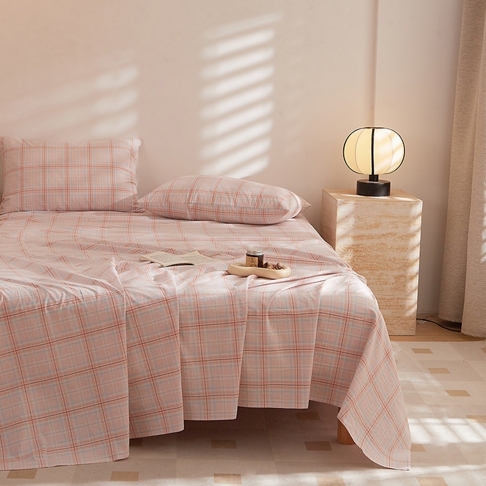 91家纺网 家纺一手货源 找家纺 DoDo 兜兜 2026新款全棉纯棉水洗棉系列单床单【可定做尺寸】 春野