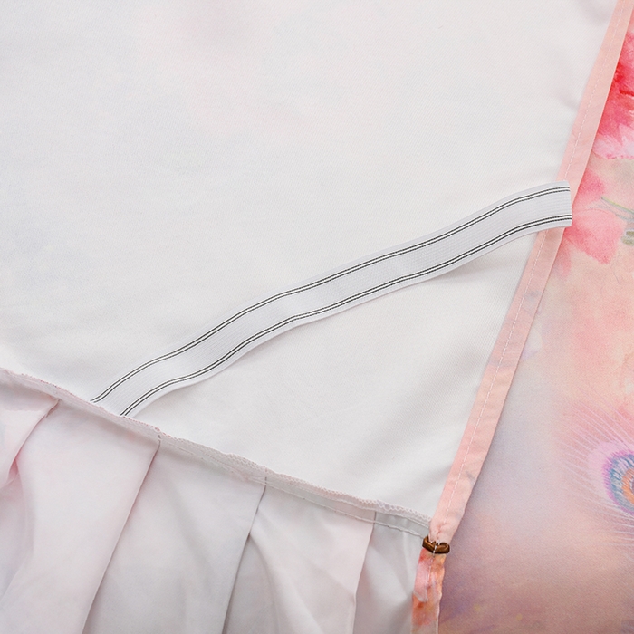 91家纺网 家纺一手货源 找家纺 家之硕家纺 2025春夏新款床裙款四件套繁花似锦系列 苍穹雀语