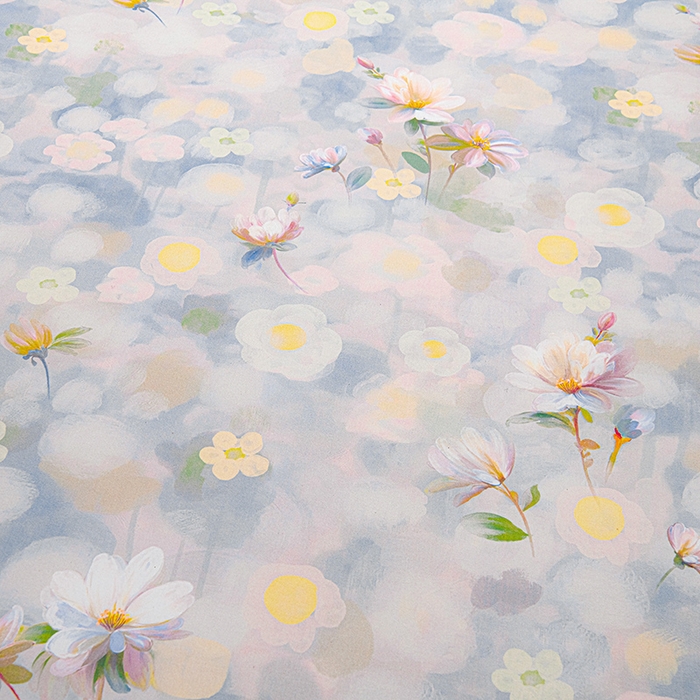 91家纺网 家纺一手货源 找家纺 家之硕家纺 2025春夏新款床裙款四件套繁花似锦系列 静若繁花