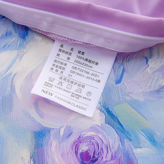 91家纺网 家纺一手货源 找家纺 家之硕家纺 2025春夏新款床裙款四件套繁花似锦系列 花香四溢