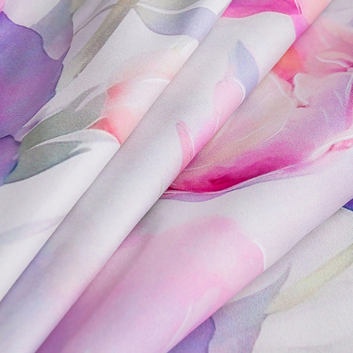 91家纺网 家纺一手货源 找家纺 家之硕家纺 2025春夏新款床裙款四件套繁花似锦系列 陌上花开