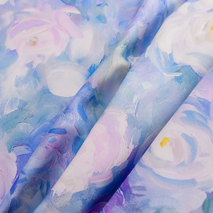 91家纺网 家纺一手货源 找家纺 家之硕家纺 2025春夏新款床裙款四件套繁花似锦系列 花香四溢