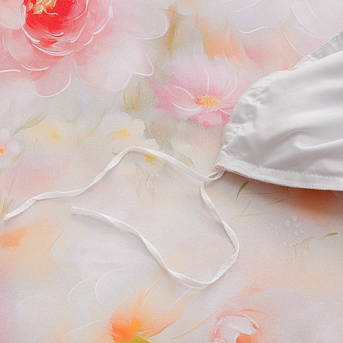 91家纺网 家纺一手货源 找家纺 家之硕家纺 2025春夏新款床裙款四件套繁花似锦系列 洛香米