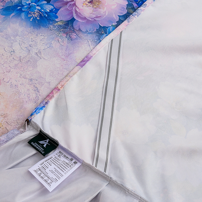 91家纺网 家纺一手货源 找家纺 家之硕家纺 2025春夏新款床裙款四件套繁花似锦系列 迷香