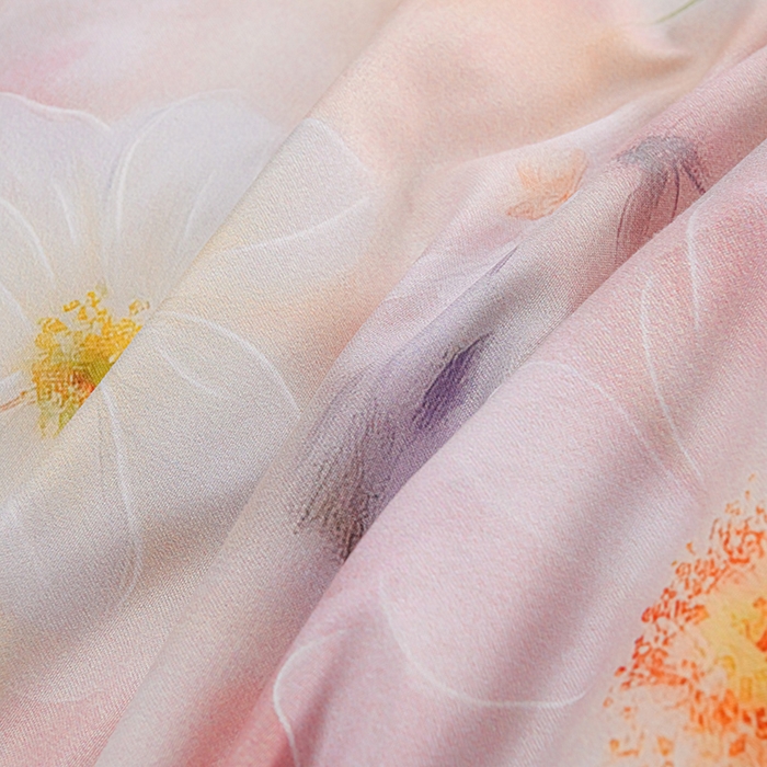 91家纺网 家纺一手货源 找家纺 家之硕家纺 2025春夏新款床裙款四件套繁花似锦系列 洛香米