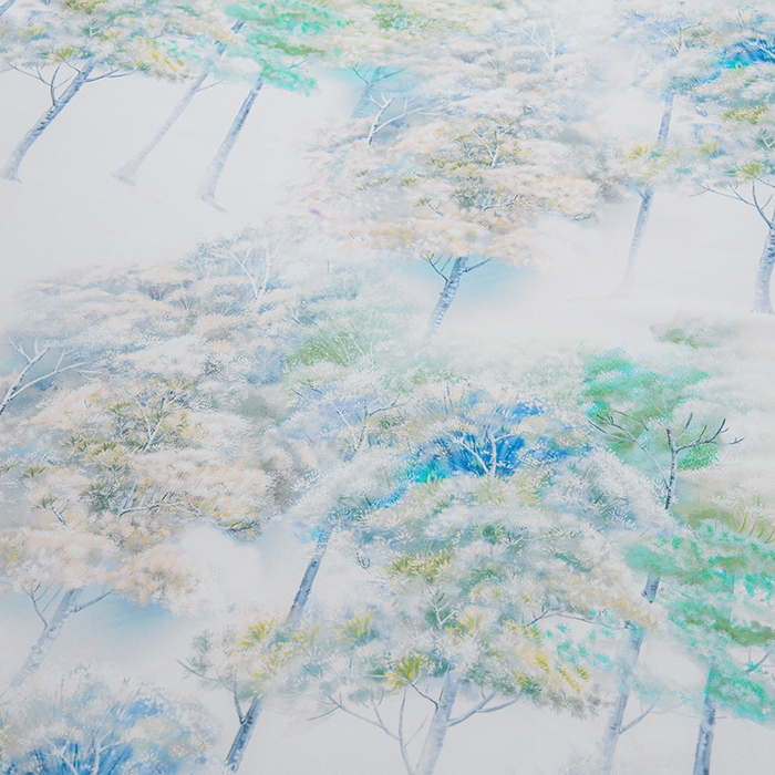 91家纺网 家纺一手货源 找家纺 家之硕家纺 2025春夏新款床裙款四件套繁花似锦系列 叶间芳华