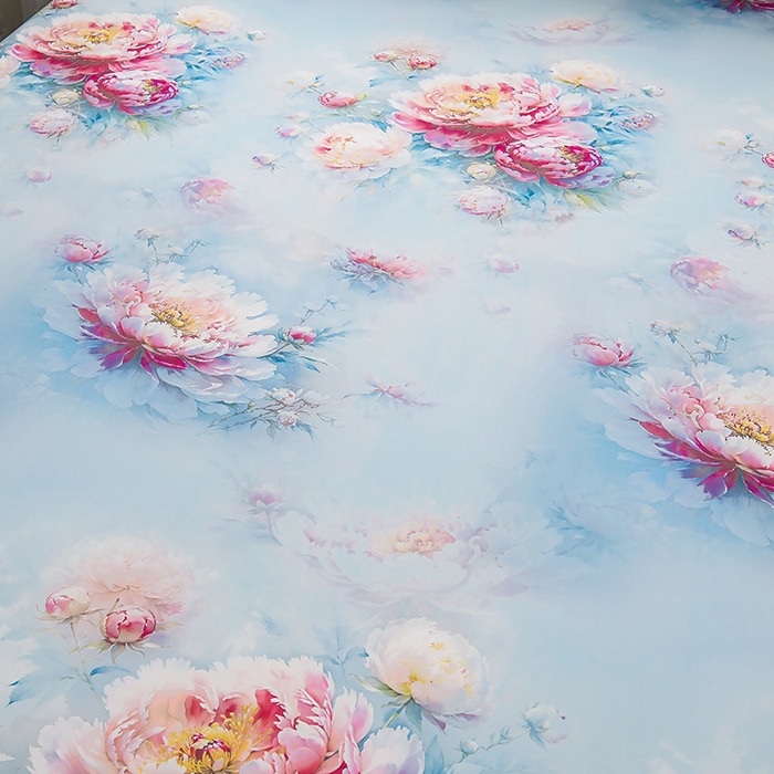 91家纺网 家纺一手货源 找家纺 （总）家之硕家纺 2025春夏新款床裙繁花似锦系列单床裙床裙单件