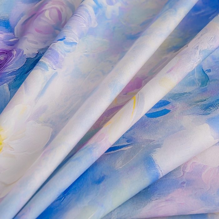 91家纺网 家纺一手货源 找家纺 家之硕家纺 2025春夏新款床裙繁花似锦系列单床裙床裙单件 花香四溢