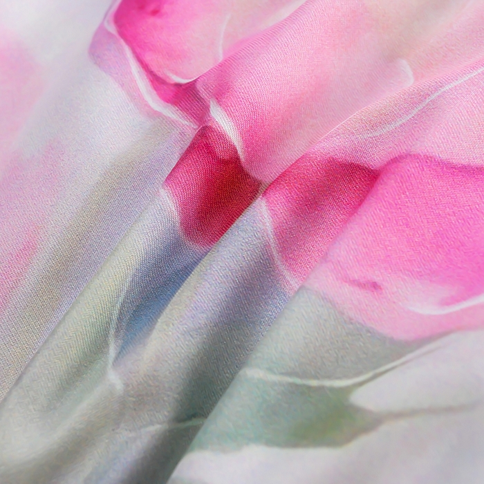 91家纺网 家纺一手货源 找家纺 家之硕家纺 2025春夏新款床裙繁花似锦系列单床裙床裙单件 陌上花开