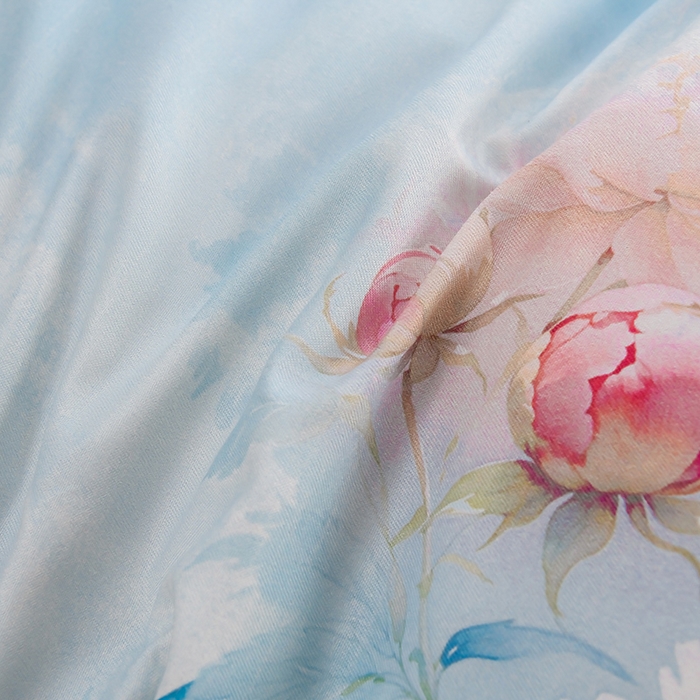 91家纺网 家纺一手货源 找家纺 （总）家之硕家纺 2025春夏新款床裙繁花似锦系列单床裙床裙单件