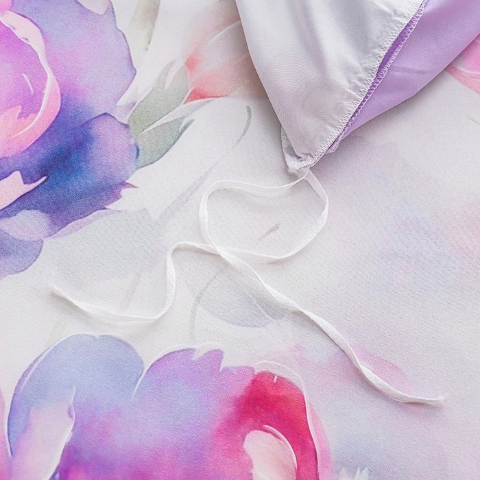 91家纺网 家纺一手货源 找家纺 家之硕家纺 2025春夏新款床裙繁花似锦系列单床裙床裙单件 陌上花开