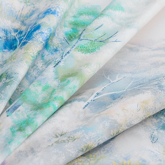 91家纺网 家纺一手货源 找家纺 家之硕家纺 2025春夏新款床裙繁花似锦系列单床裙床裙单件 叶间芳华