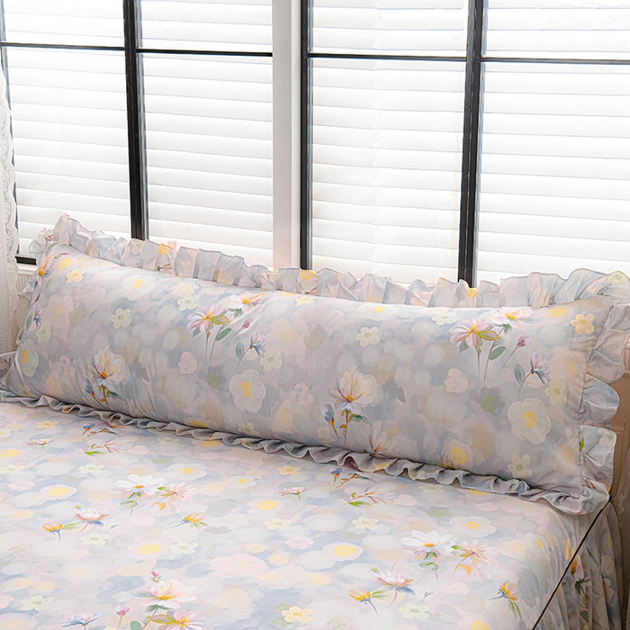 91家纺网 家纺一手货源 找家纺 （总）家之硕家纺 2025春夏新款繁花似锦系列单枕套长枕套枕套单件