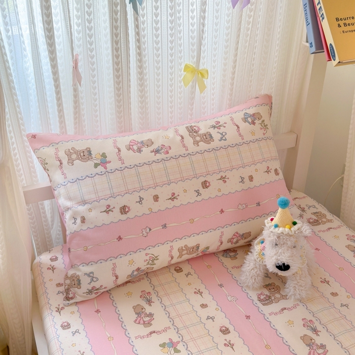 91家纺网 家纺一手货源 找家纺 （总）曼之夏 2025新款全棉纯棉印花学生宿舍上下铺三件套