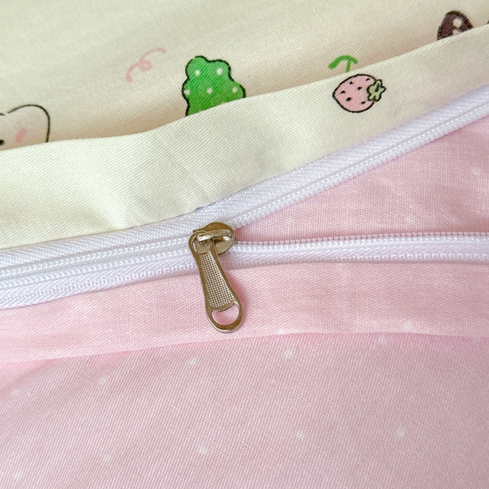 91家纺网 家纺一手货源 找家纺 曼之夏 2025新款全棉纯棉印花学生宿舍上下铺三件套 玛奇朵