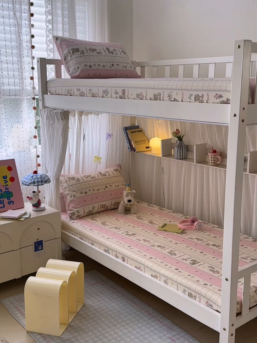 91家纺网 家纺一手货源 找家纺 （总）曼之夏 2025新款全棉纯棉印花学生宿舍上下铺单床笠床笠单件单品床笠