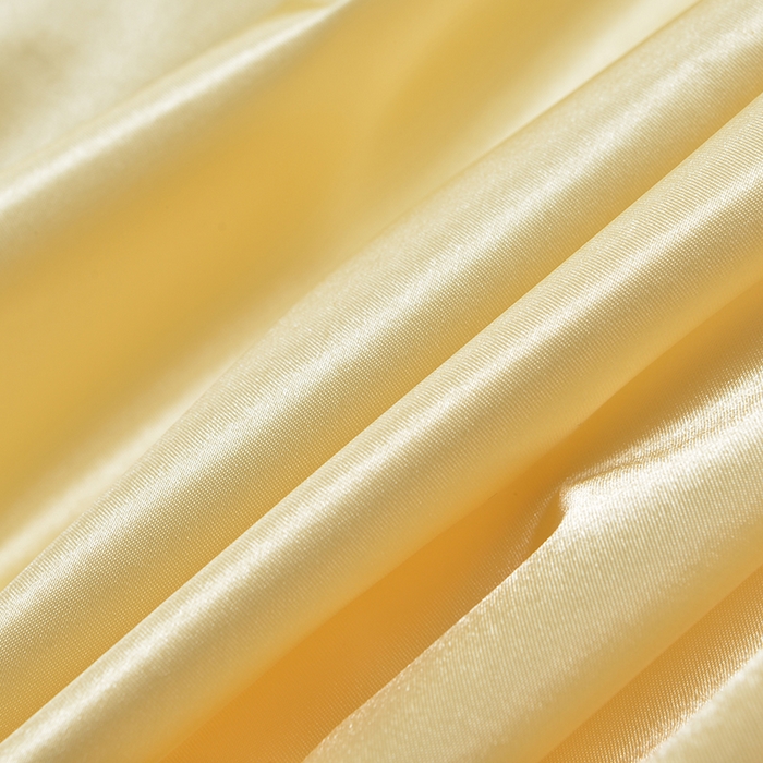 91家纺网 家纺一手货源 找家纺 柏钧家纺 2024新款跨境直播色丁防水床笠淡黄