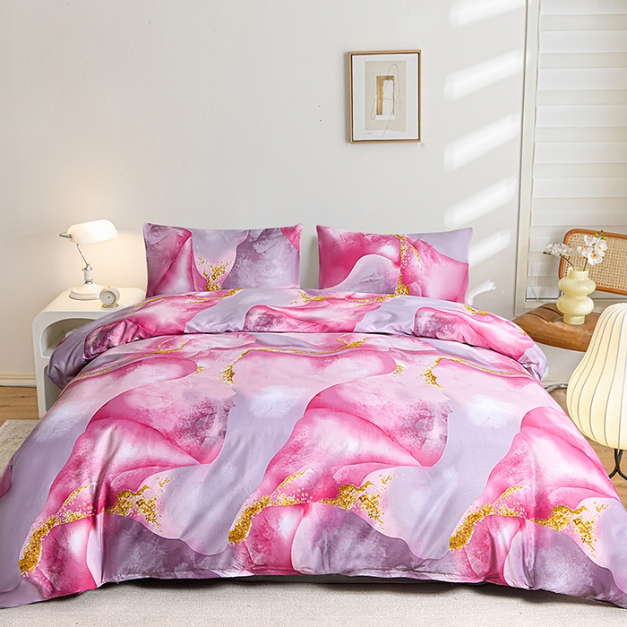 91家纺网 家纺一手货源 找家纺 （总）柏钧家纺 2025新款芦荟棉被套单件