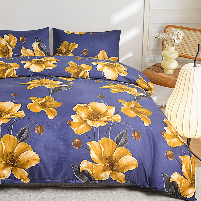 91家纺网 家纺一手货源 找家纺 柏钧家纺 2025新款芦荟棉被套单件 贝朵菲