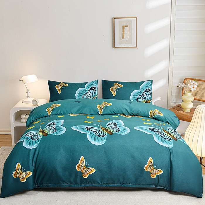 柏钧家纺 2025新款芦荟棉被套单件 彩虹轩