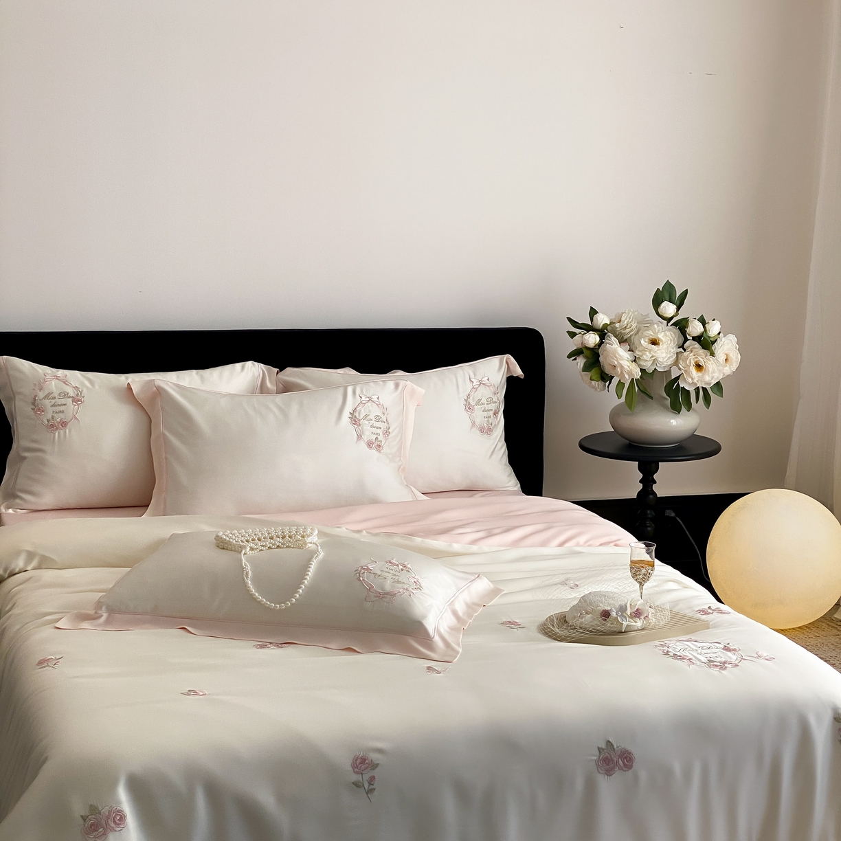 91家纺网 家纺一手货源 找家纺 （总）佳汐蓝家纺 2025春夏新款60S兰精天丝四件套-花香蝶韵