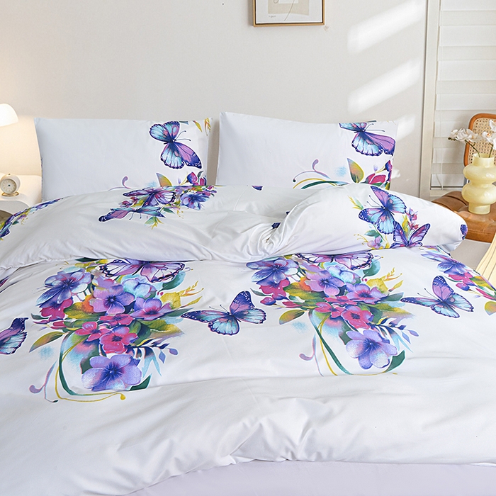 91家纺网 家纺一手货源 找家纺 柏钧家纺 2025新款芦荟棉被套单件 蓬莱