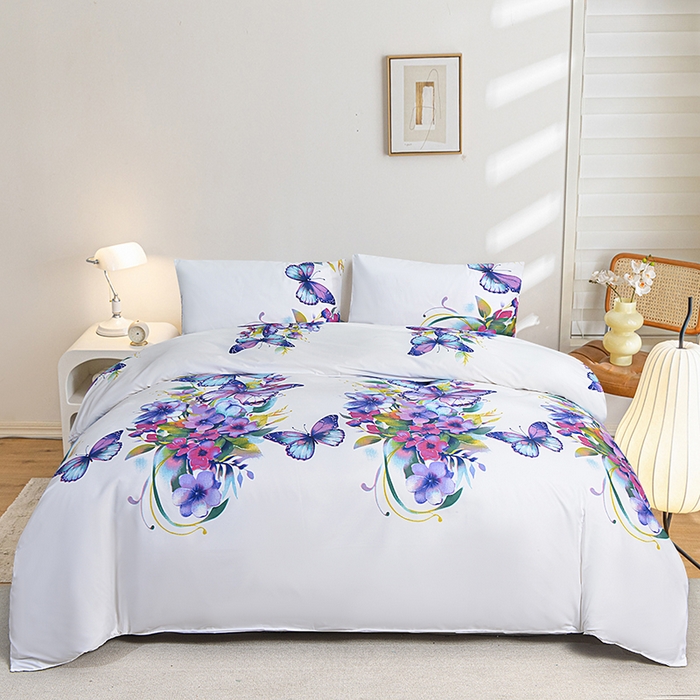 柏钧家纺 2025新款芦荟棉被套单件 蓬莱