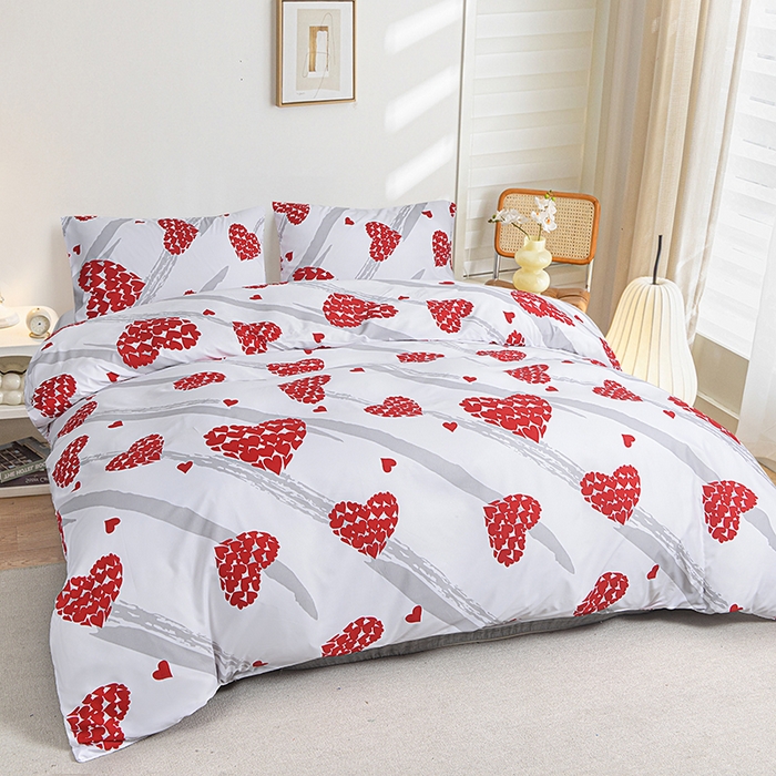 91家纺网 家纺一手货源 找家纺 柏钧家纺 2025新款芦荟棉被套单件 心海