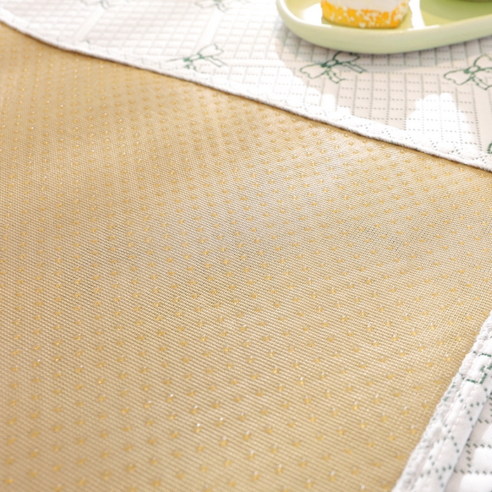 91家纺网 家纺一手货源 找家纺 共鸣沙发垫2025新款凉豆豆蝴蝶结飘窗垫 蝴蝶结浅绿