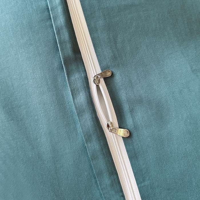 91家纺网 家纺一手货源 找家纺 宇彬家纺 2025直播热款新款13374全棉母婴级麻绳滚边纯棉色刺绣单品被套 轻奢 摩卡绿