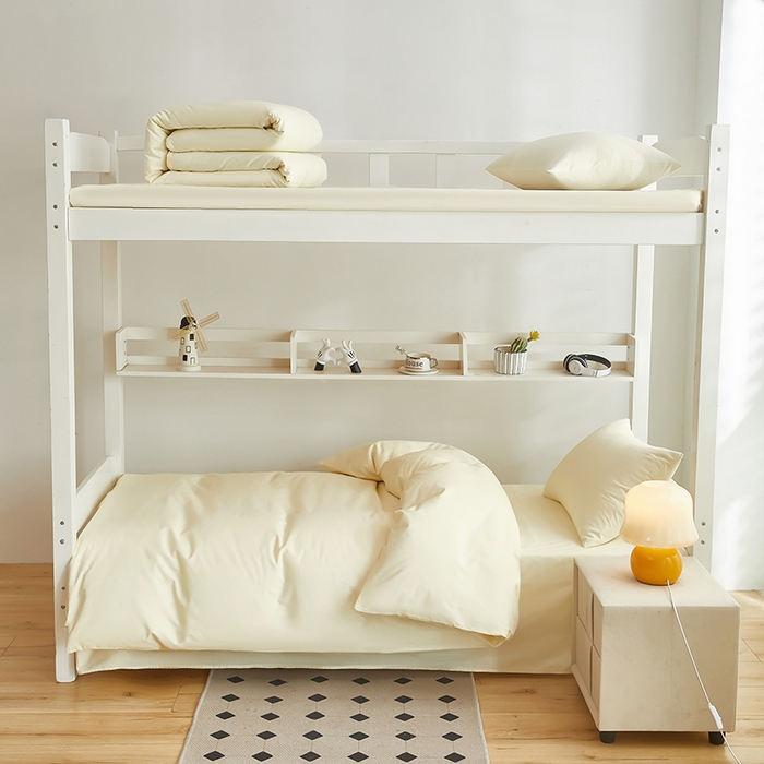 91家纺网 家纺一手货源 找家纺 （总）全美家居 2025新款学生全棉纯棉三件套-纯色系列