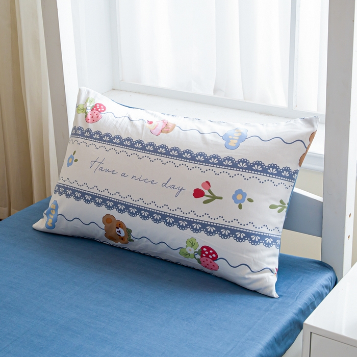 91家纺网 家纺一手货源 找家纺 简冠家纺 2025新款全棉学生三件套宿舍三件套纯棉学生床垫羽丝绒被子被芯 奶油小熊