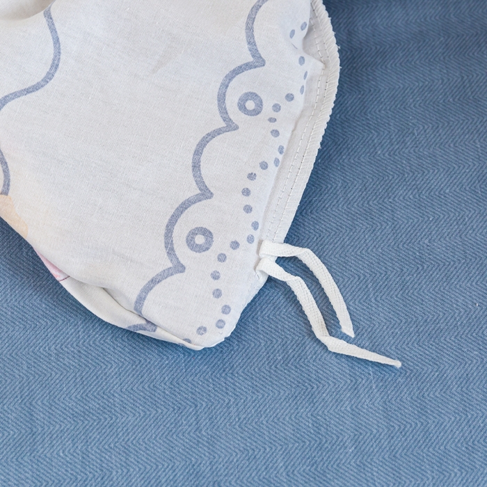 91家纺网 家纺一手货源 找家纺 简冠家纺 2025新款全棉学生三件套宿舍三件套纯棉学生床垫羽丝绒被子被芯 奶油小熊