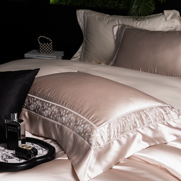 91家纺网 家纺一手货源 找家纺 （总）馨蕊2025春夏新品LF兰精天丝四件套-云芙