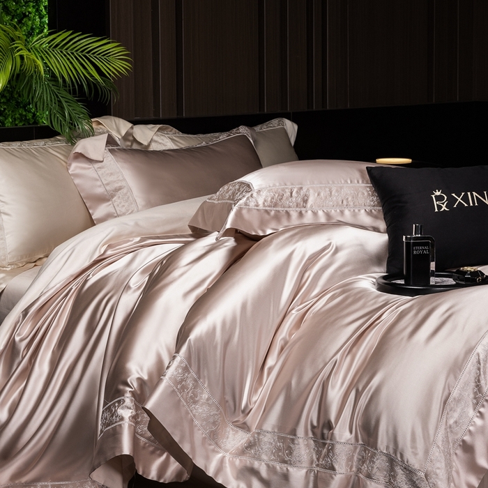 91家纺网 家纺一手货源 找家纺 （总）馨蕊2025春夏新品LF兰精天丝四件套-云芙