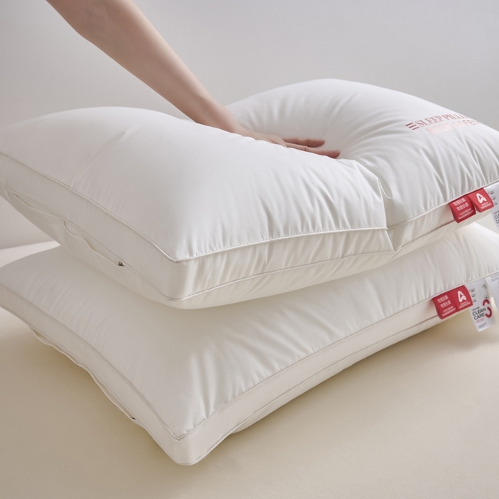 91家纺网 家纺一手货源 找家纺 （总）怡薇格枕芯 2025新款A类全棉三防枕 枕头枕芯