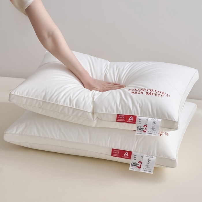 91家纺网 家纺一手货源 找家纺 （总）怡薇格枕芯 2025新款A类全棉三防枕 枕头枕芯