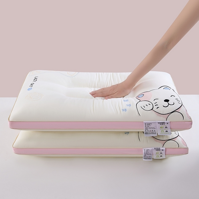 91家纺网 家纺一手货源 找家纺 （总）怡薇格枕芯 2025新款猫呼呼枕护颈枕头枕芯