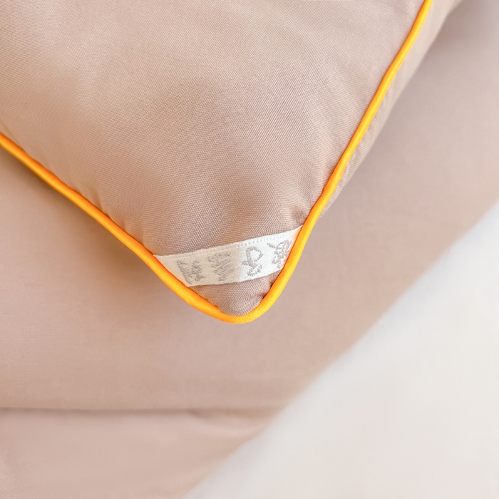 91家纺网 家纺一手货源 找家纺 美尔惠家纺 2025新款母婴级直播热款超柔冬被被子被芯-方格系列 方格-豆沙粉