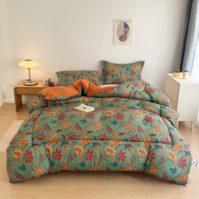 91家纺网 家纺一手货源 找家纺 美尔惠家纺 2025爆款超柔亲肤棉舒适冬被被子被芯 金秋